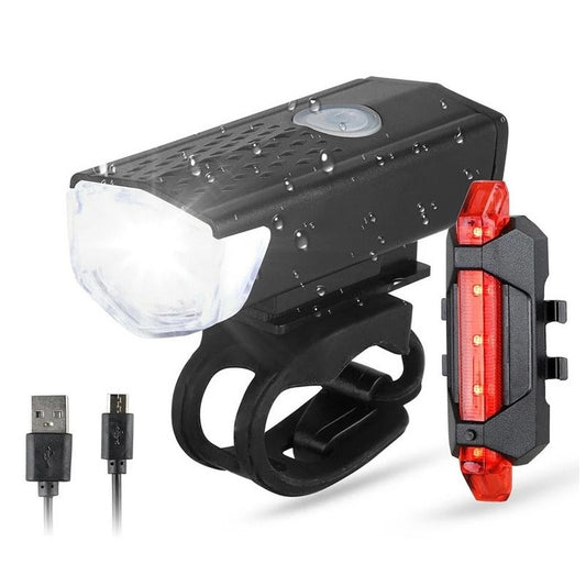 Bicycle Light Front and Rear Lights - Rechargeable - Pimp My Bike