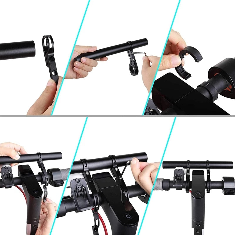 E-Scooter Handlebar Extender - Pimp My Bike - PIMP MY BIKE, PIMPMYBIKE, pimp my bike, pimpmybike, Pimp My Bike, Electric Scooter Gadgets, Gadgets, E-Scooter, Scooter, Electric Scooter Accessories