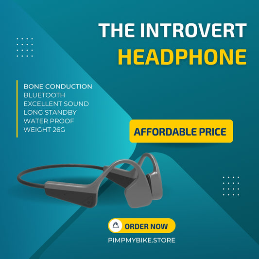 The Introvert - Wireless Bone Conduction Headphones - Pimp My Bike
